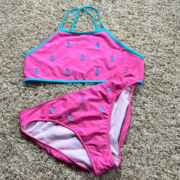 Polo Ralph Lauren- Girl’s Two Piece Bathing Suit- Size 14